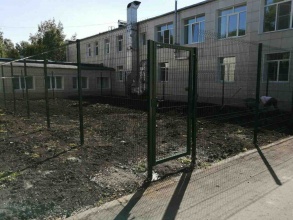 3D заборы для школы 15 метров фото в Перевозе