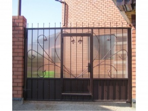 Кованые заборы с поликарбонатом 80 метров фото в Перевозе