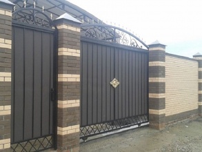 Калитка - пример 13 фото цена под ключ